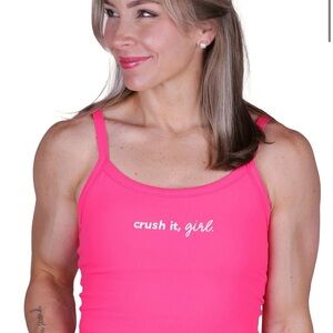 TLE The Ladies Edge Pink Tank Top